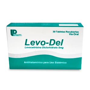 LEVODEL 5 MG-CAJA X 100 TAB. REC