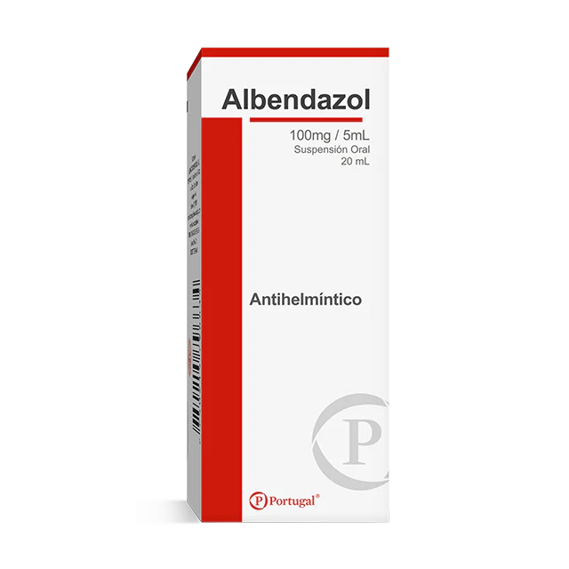ALBENDAZOL-100 mg/ 5 mL