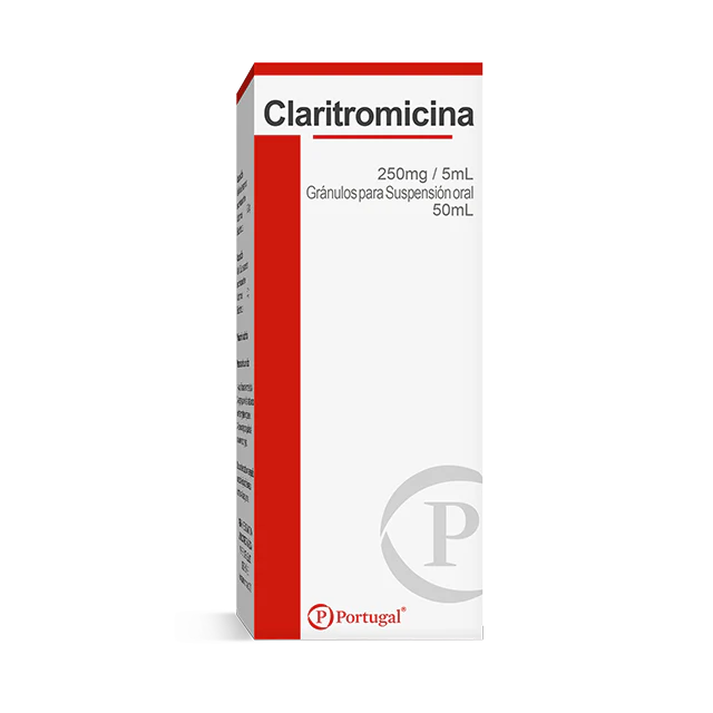CLARITROMICINA-250 mg/ 5 mL