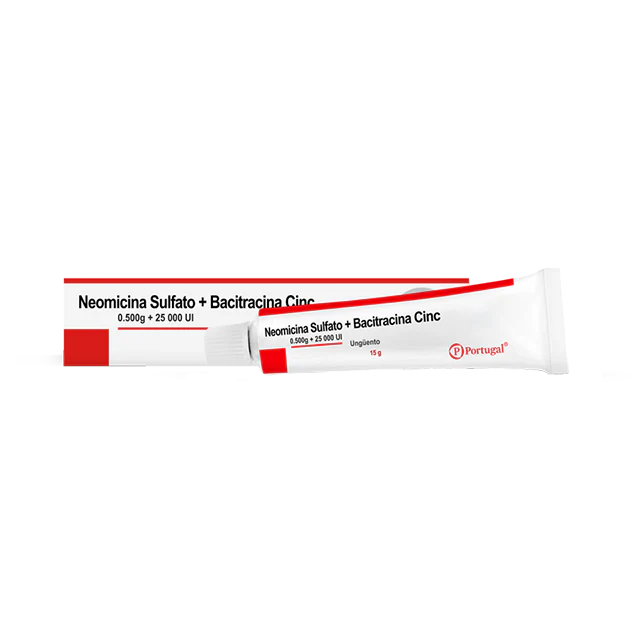 NEOMICINA SULFATO + BACITRACINA CINC-0500 g + 25 000 UI