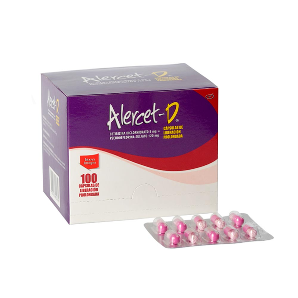 ALERCET D- 100 CAPS