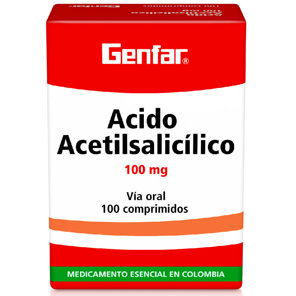 ACIDO ACETILSALICILICO-100 mg