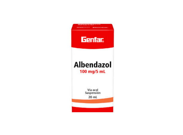 ALBENDAZOL-100 mg/ 5 mL