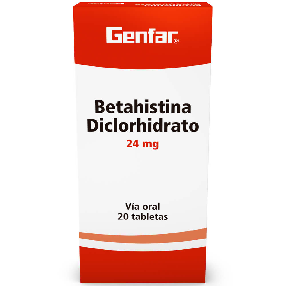BETAHISTINA DICLORHIDRATO-24 mg