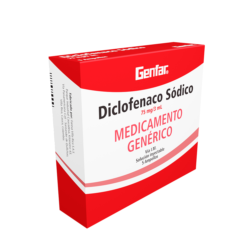 DICLOFENACO SODICO-75 mg/ 3 mL