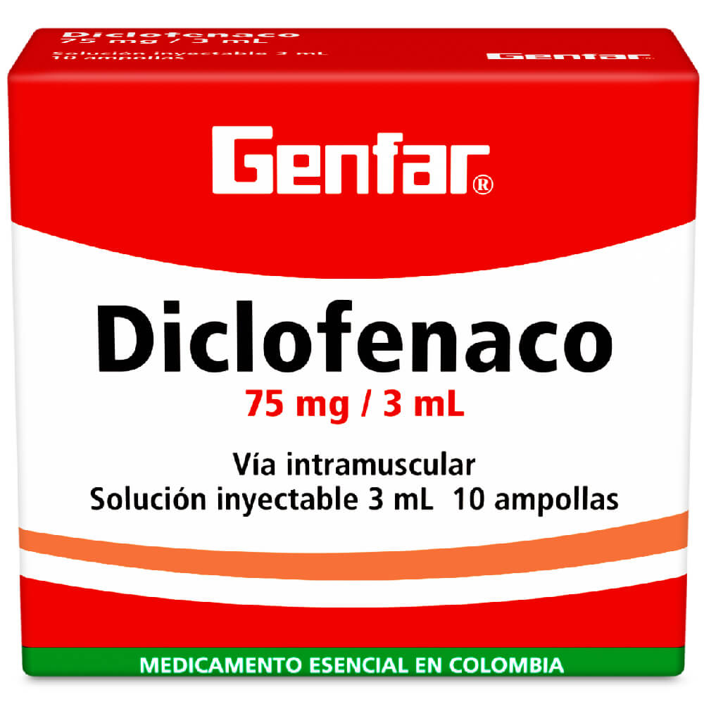 DICLOFENACO SODICO-75 mg/ 3 mL