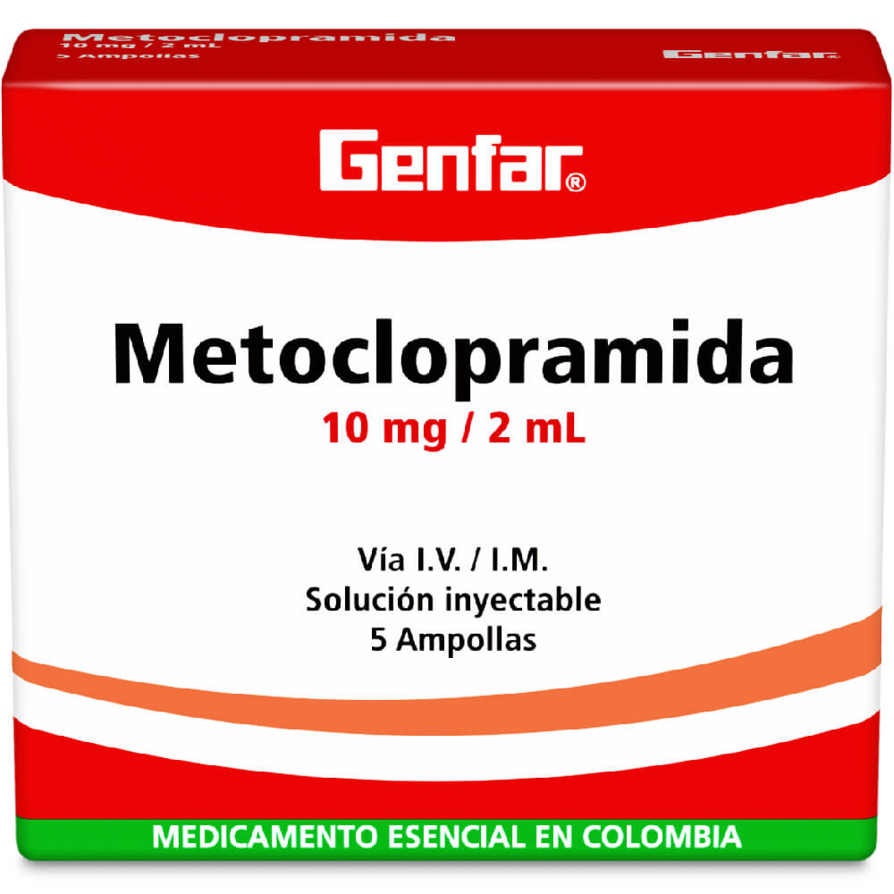 METOCLOPRAMIDA-10 mg/ 2 mL