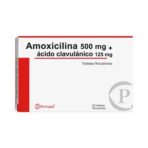 [47408] AMOXICILINA + ACIDO CLAVULANICO-500 mg + 125 mg