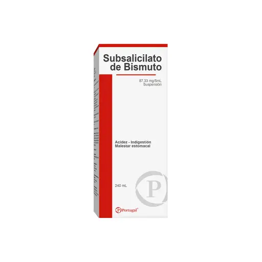 [53872] SUBSALICILATO DE BISMUTO-87.33 mg/ 5 mL