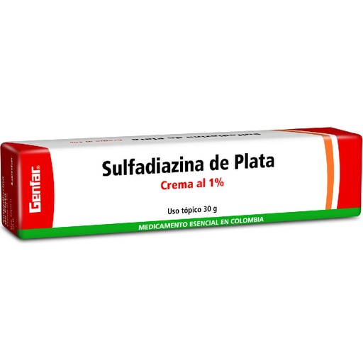 [40212] SULFADIAZINA DE PLATA TUBO 30 G