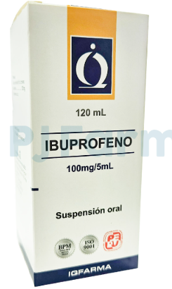 [IQFARMA GENERICOS] IBUPROFENO 100MG/5ML X 120ML                                                                                                                           