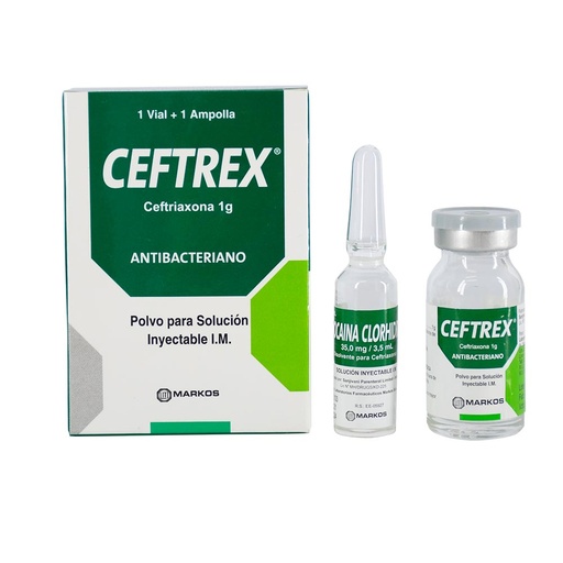 [MARKOS SA] CEFTREX-1 g