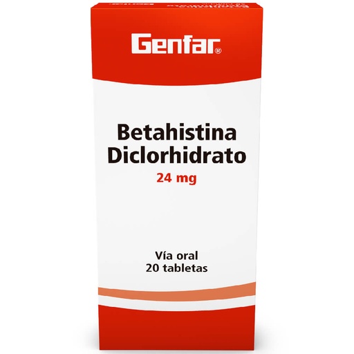 BETAHISTINA DICLORHIDRATO-24 mg