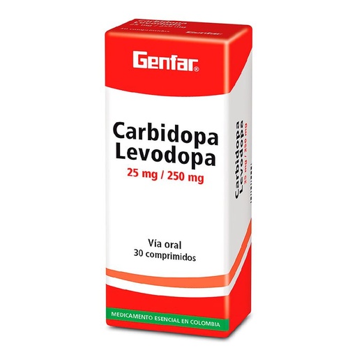 CARBIDOPA/LEVODOPA-25 mg + 250 mg