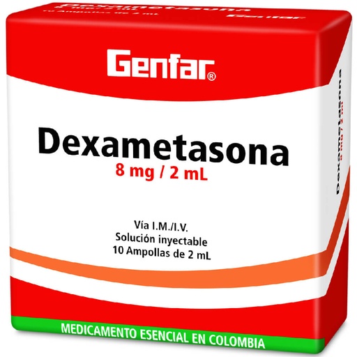 DEXAMETASONA FOSFATO-8 mg/ 2 mL