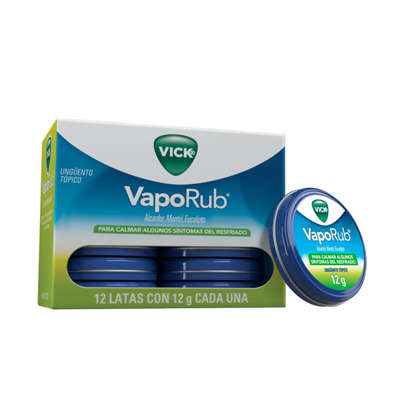 VICK VAPORUB UNGÜENTO 12 GR CAJA 12UN 